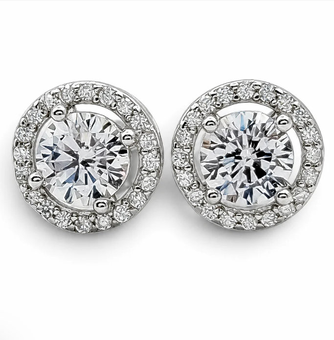 Arete Redondo Zirconia Plata Ley 925
