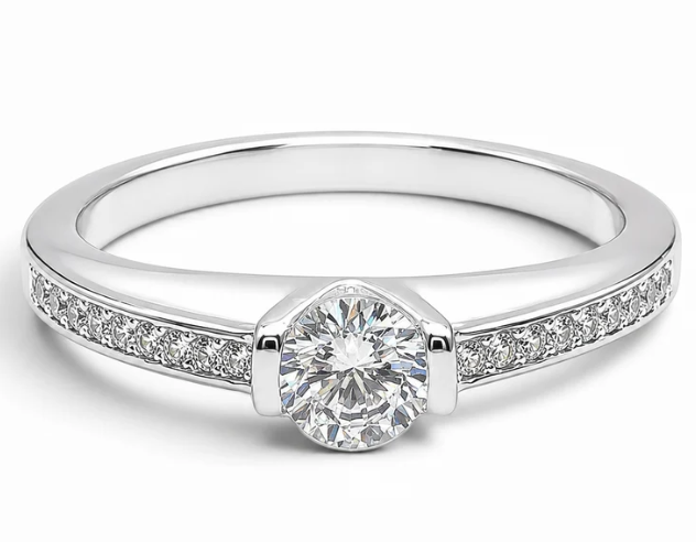 Anillo Zirconia Plata Ley 925