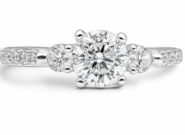 Anillo Zirconia Plata Ley 925