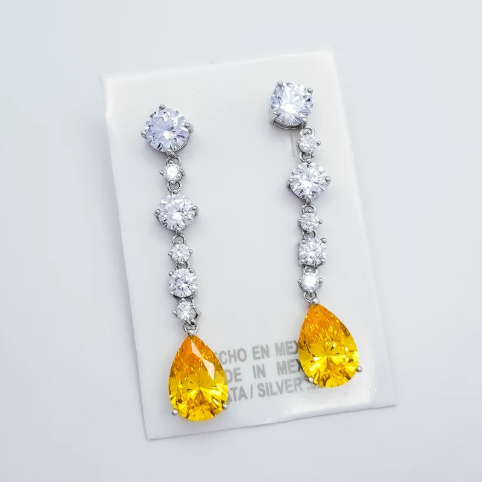 Arete Gota Amarilla