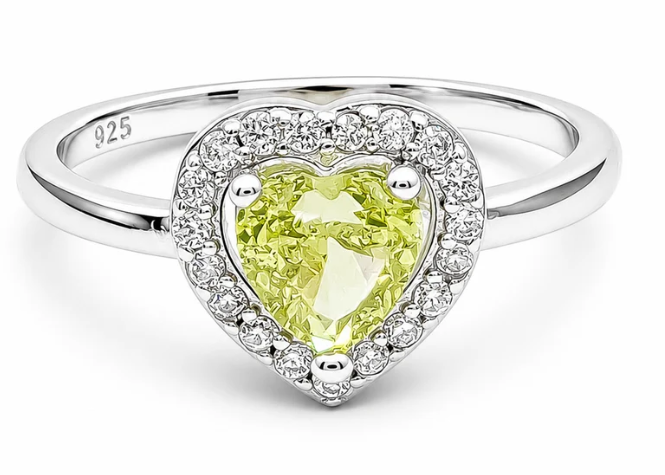 Anillo Corazon Liso VL Plata Ley 925