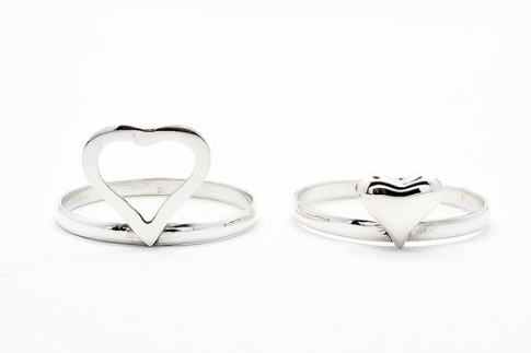 Anillo Duo Corazon