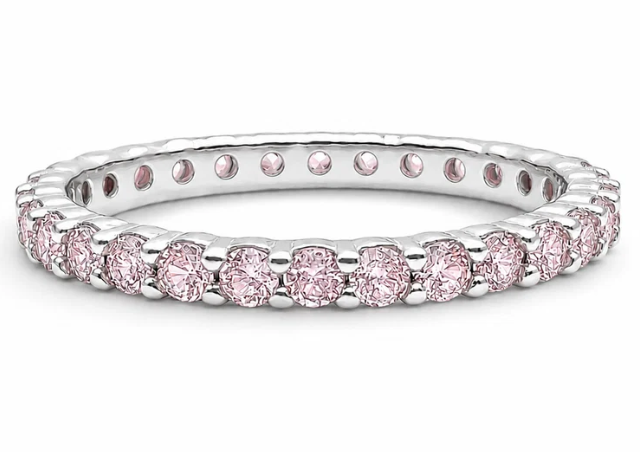 Anillo Churumbela Rosa Plata Ley 925