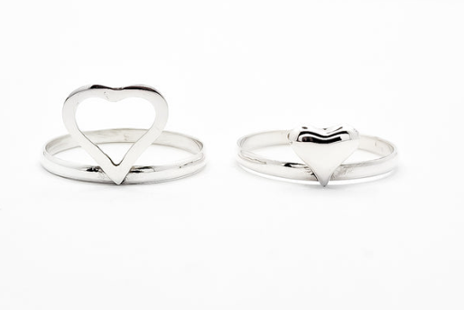 Anillo Duo Corazon