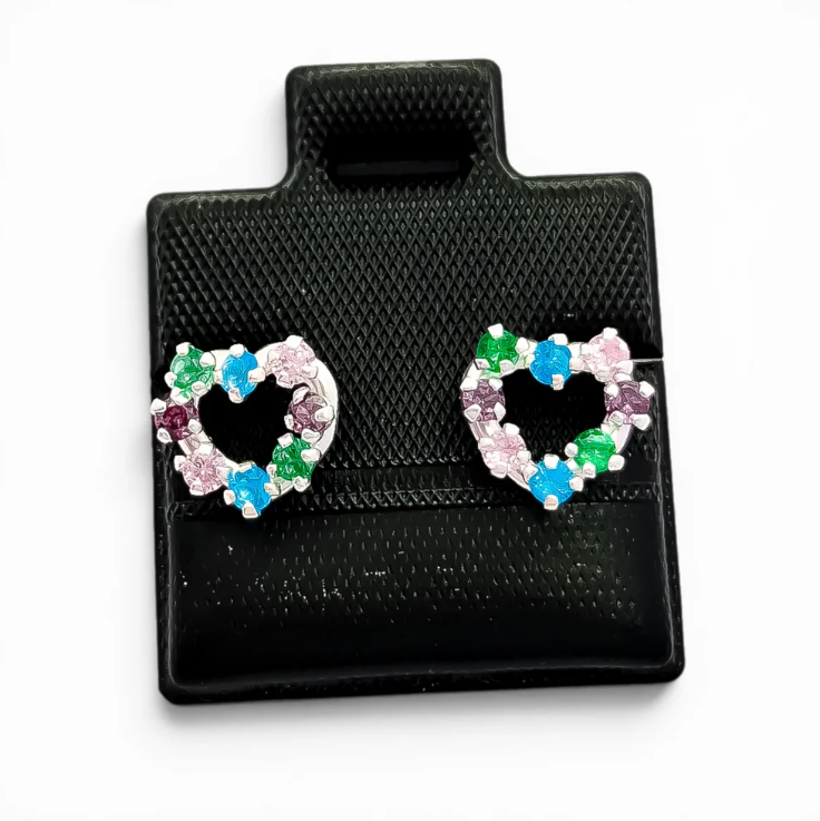 Broquel Corazon Multicolor