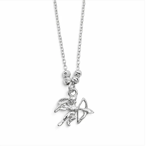 Collar Angel Arco Plata Ley 925