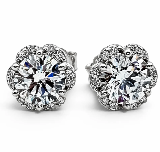 Arete Zirconia Chica Plata Ley 925