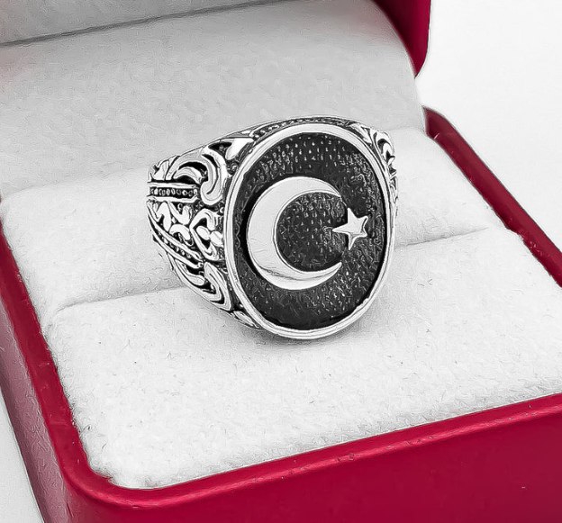 Anillo Luna Grueso