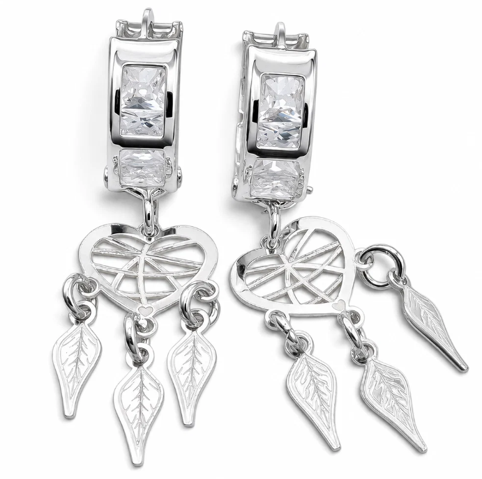 Hugguies Corazon Atrapasueños Plata Ley 925