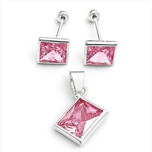 Set Cuadro Rosa