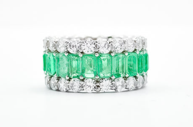 Anillo Verdecito Ancho